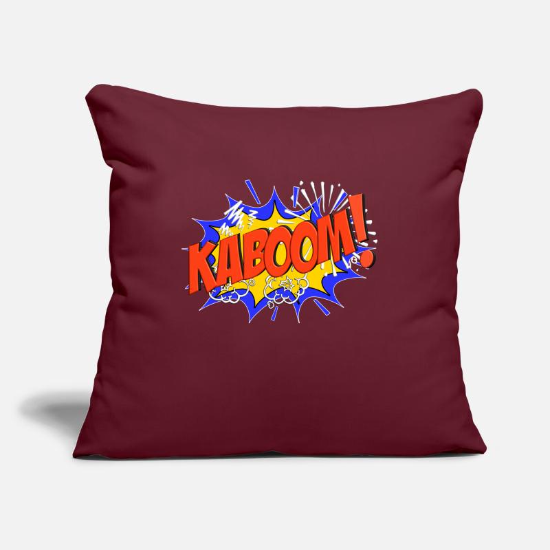 KABOOM Comic KABOOM ! Housse de coussin décorative 45 x 45 cm