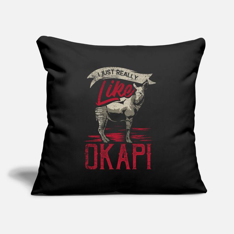 Okapi gift Sofa pillowcase 17,3'' x 17,3'' (45 x 45 cm)