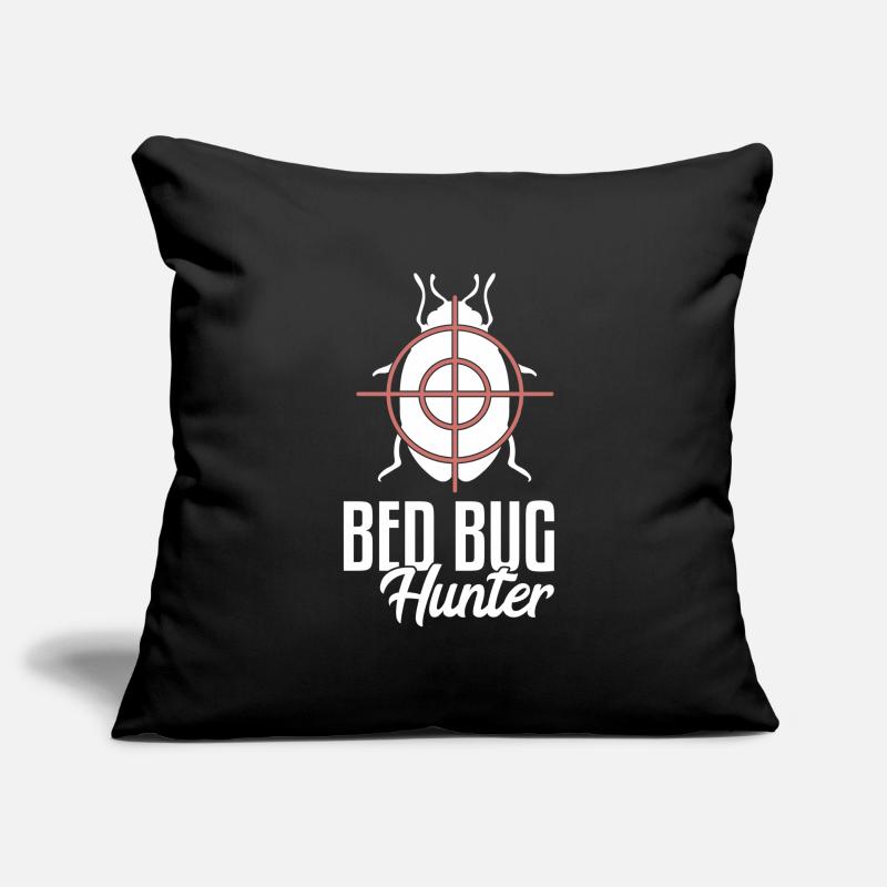 Bed Bug Hunter | Bed bugs, insects, hostel Sofa pillowcase 17,3'' x 17,3'' (45 x 45 cm)