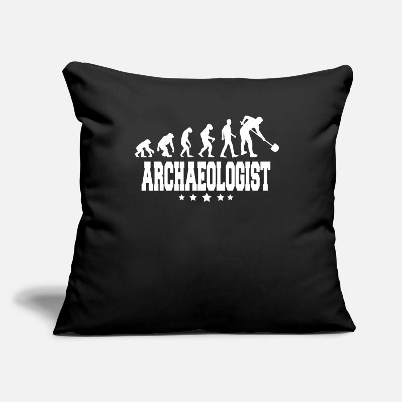 evolution of archaeologist Sofakissenbezug 45 x 45 cm