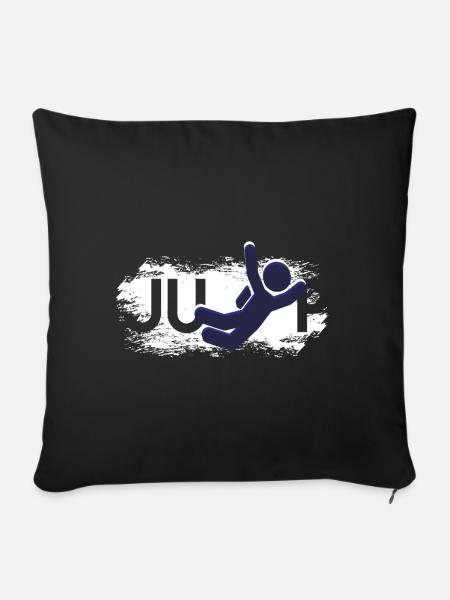 Base Jumping Fallschirm Springen Geschenk - Sofakissenbezug 45 x 45 cm - Schwarz