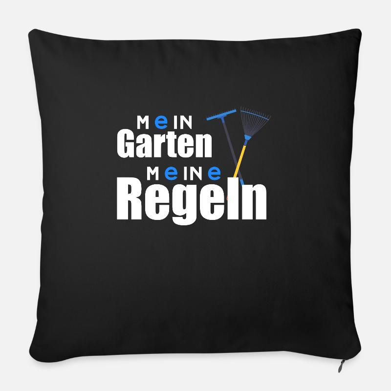 cooles Garten Gartenarbeit Hobbygärtner Geschenk - Sofakissenbezug 45 x 45 cm - Schwarz