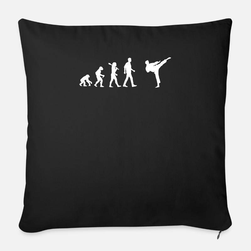 Karate - Sofakissenbezug 45 x 45 cm - Schwarz