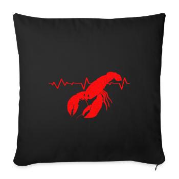 Hummer - Sofakissenbezug 45 x 45 cm - Schwarz - Vorne