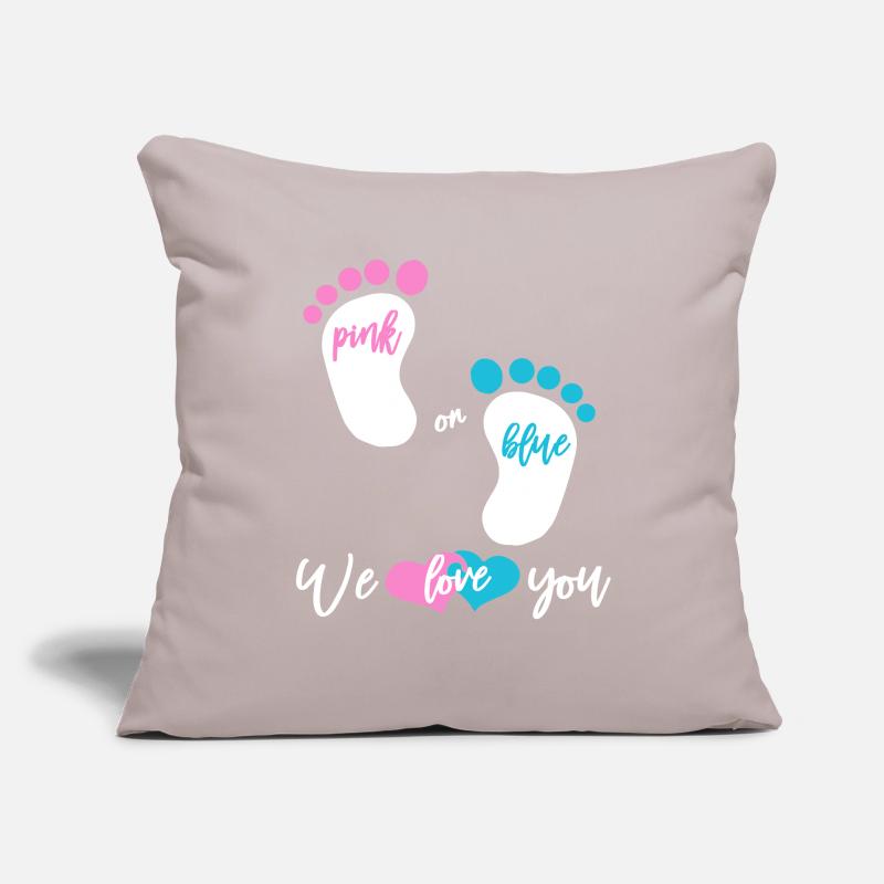 Babyparty Mädchen oder Junge Sofakissenbezug 45 x 45 cm