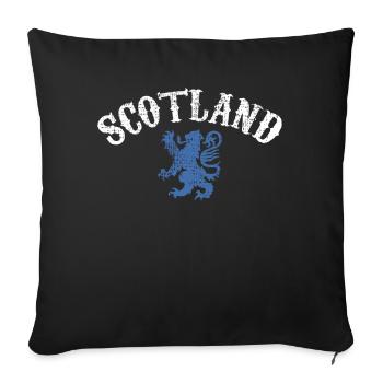 Scotland Lion Rampant - Sofa pillowcase 17,3'' x 17,3'' (45 x 45 cm) - black - Front