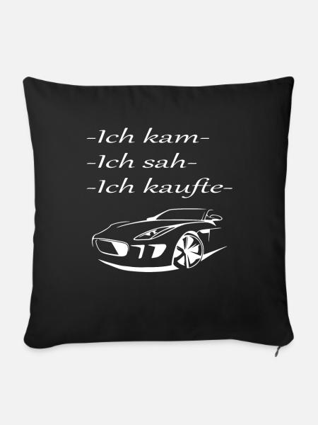 Käufer Kaufen Auto - Sofakissenbezug 45 x 45 cm - Schwarz