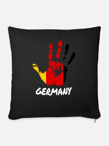Germany - Sofakissenbezug 45 x 45 cm - Schwarz