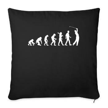 Golf - Sofakissenbezug 45 x 45 cm - Schwarz - Vorne