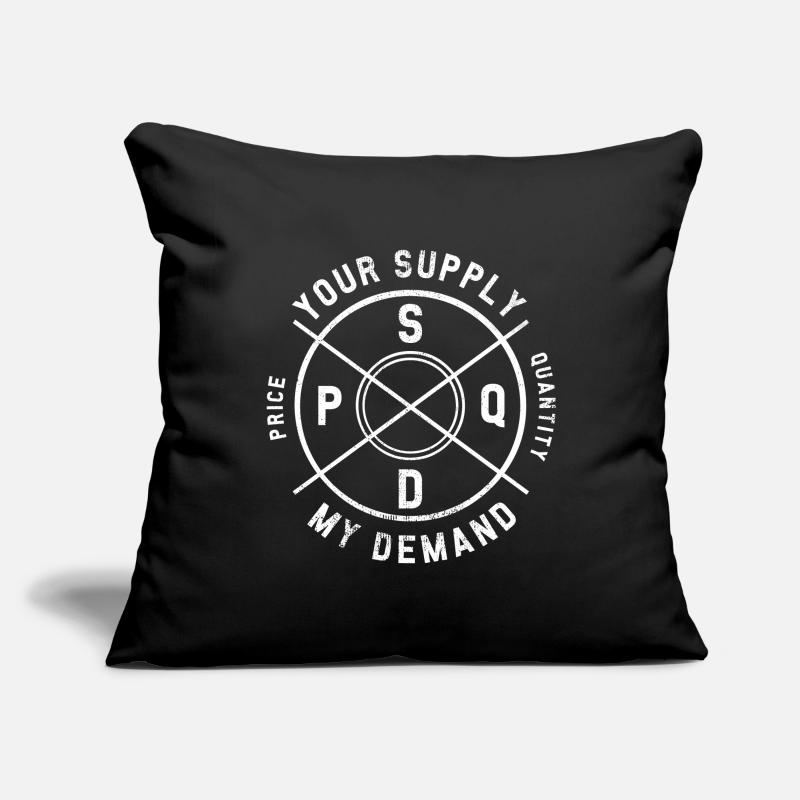 Déclaration d'économiste cool Housse de coussin décorative 45 x 45 cm