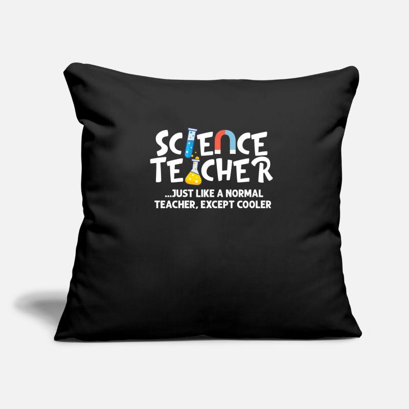 Professeurs de sciences Housse de coussin décorative 45 x 45 cm