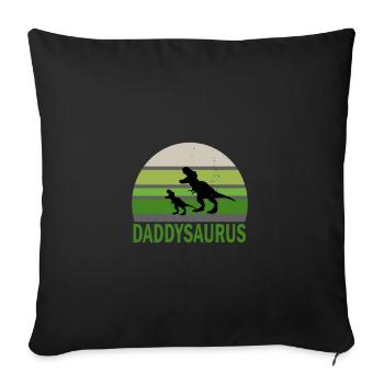 Father's Day Daddy Daddy Daddy Dad Dad Daddy - Sofa pillowcase 17,3'' x 17,3'' (45 x 45 cm) - black - Front