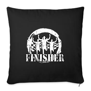 Jogger - Finisher - Sofa pillowcase 17,3'' x 17,3'' (45 x 45 cm) - black - Front