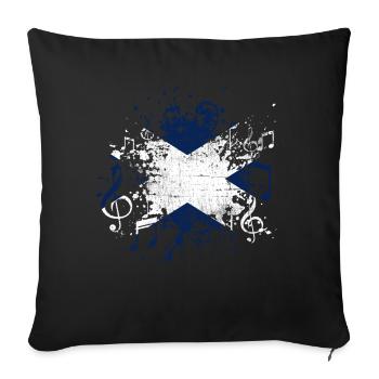 Musique de Tenerife - Housse de coussin décorative 45 x 45 cm - noir - Devant