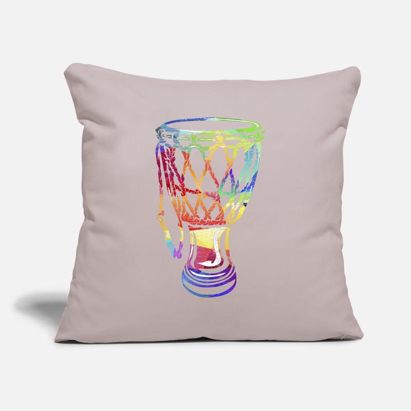 Djembe goblet drum gift Sofa pillowcase 17,3'' x 17,3'' (45 x 45 cm)