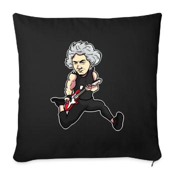 Ludwig van Beethoven - Sofa pillowcase 17,3'' x 17,3'' (45 x 45 cm) - black - Front
