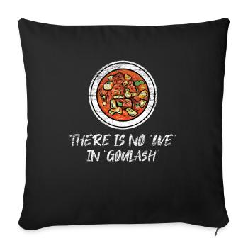 Cadeau goulache - Housse de coussin décorative 45 x 45 cm - noir - Devant