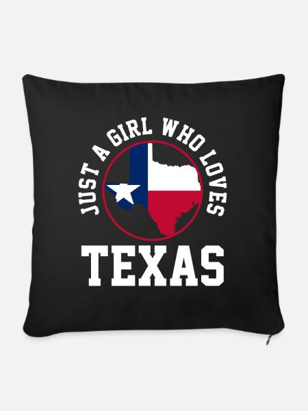 Texas - Sofakissenbezug 45 x 45 cm - Schwarz