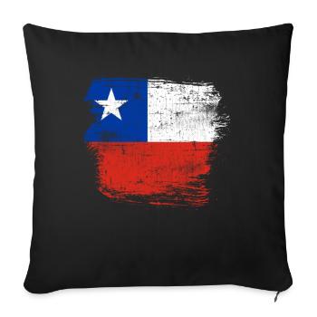 Chili - Housse de coussin décorative 45 x 45 cm - noir - Devant