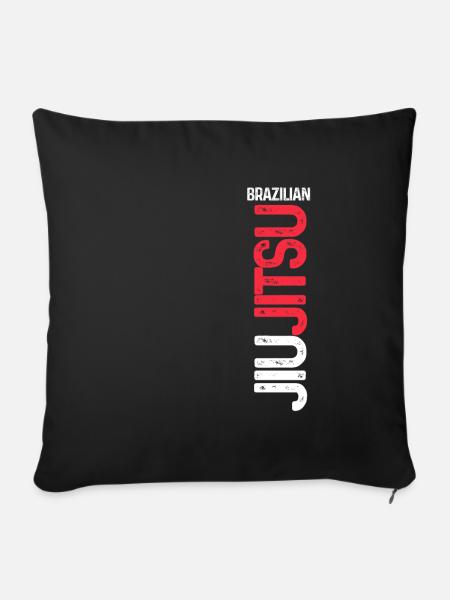 Brazilian Jiujitsu - Sofakissenbezug 45 x 45 cm - Schwarz