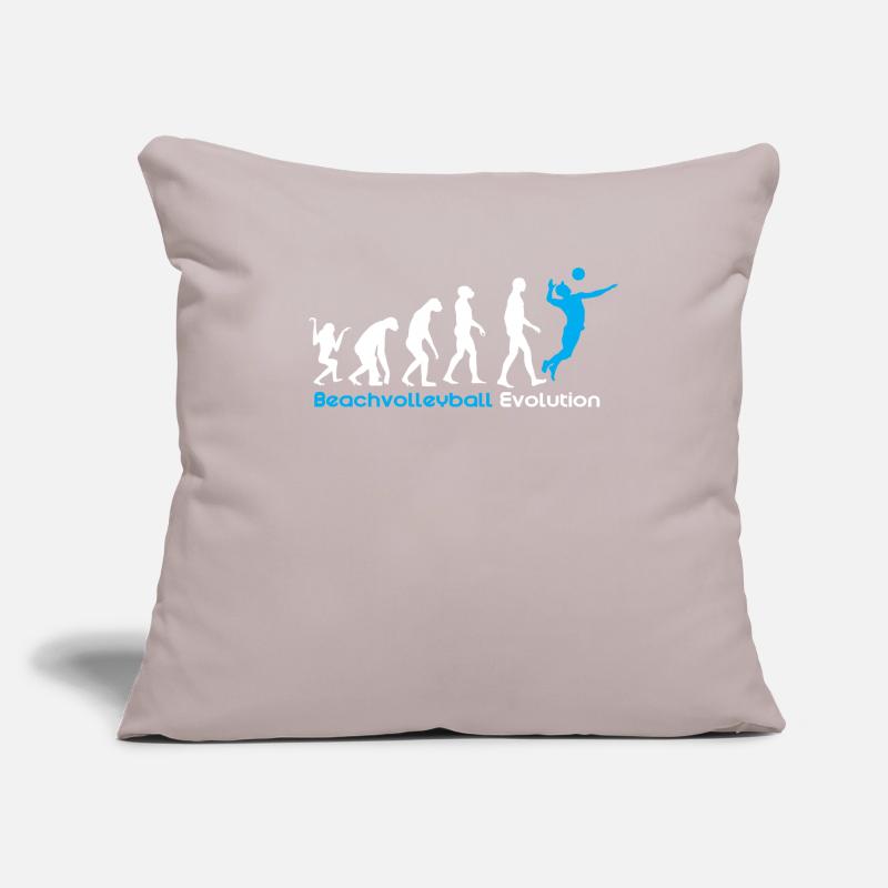Evolution du beach volley Housse de coussin décorative 45 x 45 cm