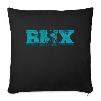 BMX - Sofa pillowcase 17,3'' x 17,3'' (45 x 45 cm) - black - Front