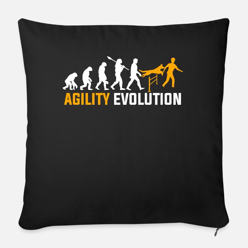 Agility Evolution - Sofakissenbezug 45 x 45 cm - Schwarz