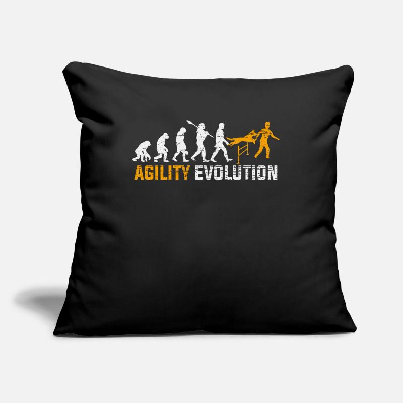 Agility Hund Sport Evolution Geschenk Sofakissenbezug 45 x 45 cm