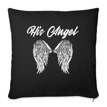 Partenariat avec Angel Angel Guardian Gift - Housse de coussin décorative 45 x 45 cm - noir - Devant