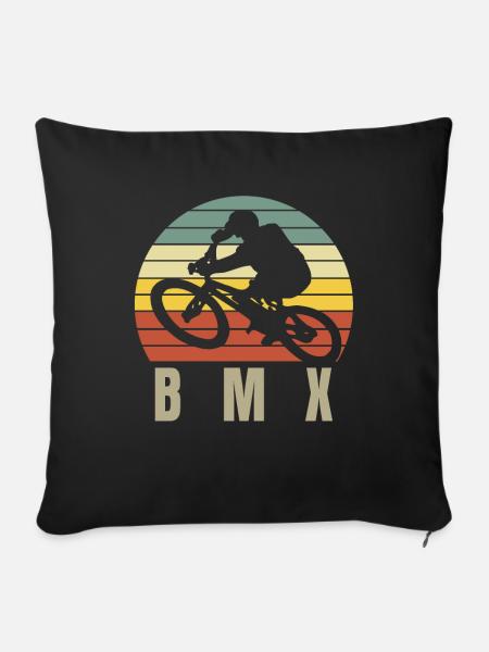 BMX - Sofakissenbezug 45 x 45 cm - Schwarz