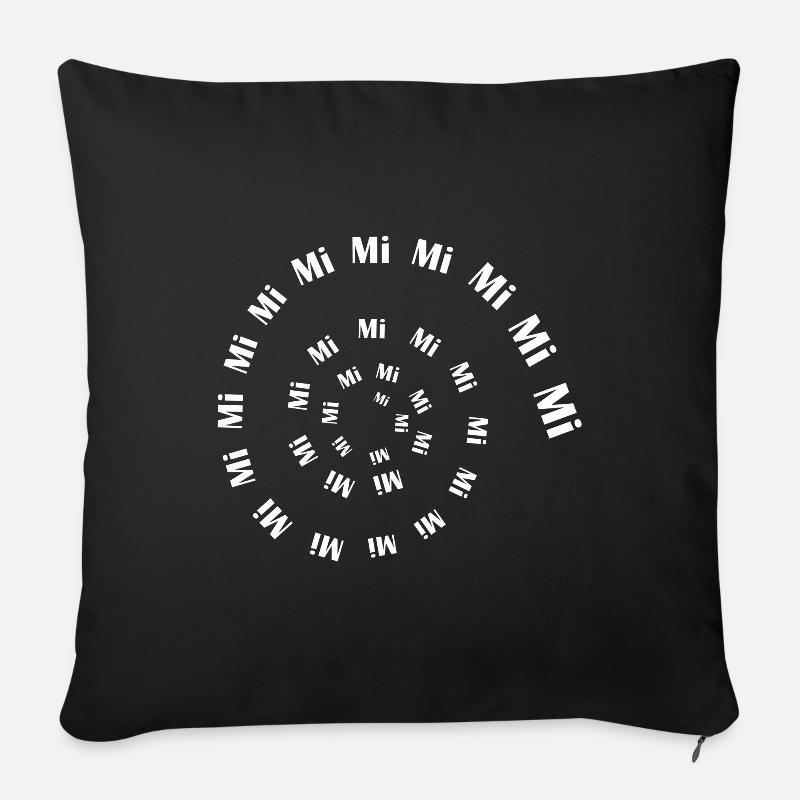 Mimimi - Sofakissenbezug 45 x 45 cm - Schwarz