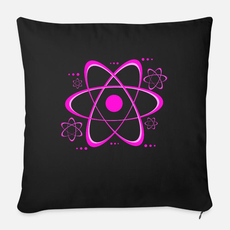 Cool Atome Physik Statement Phyisker Geschenk - Sofakissenbezug 45 x 45 cm - Schwarz