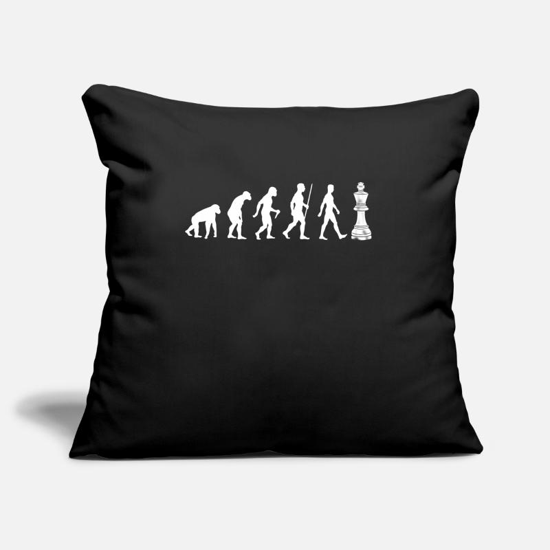Chess Evolution Chess Player Board Game Gift Sofa pillowcase 17,3'' x 17,3'' (45 x 45 cm)