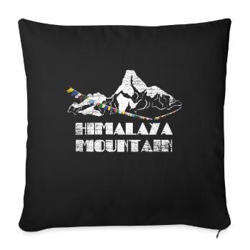 Himalaya Gift - Sofa pillowcase 17,3'' x 17,3'' (45 x 45 cm) - black - Front