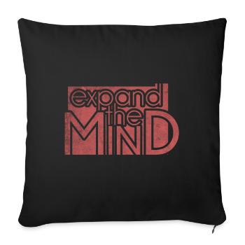 Autisme - Housse de coussin décorative 45 x 45 cm - noir - Devant