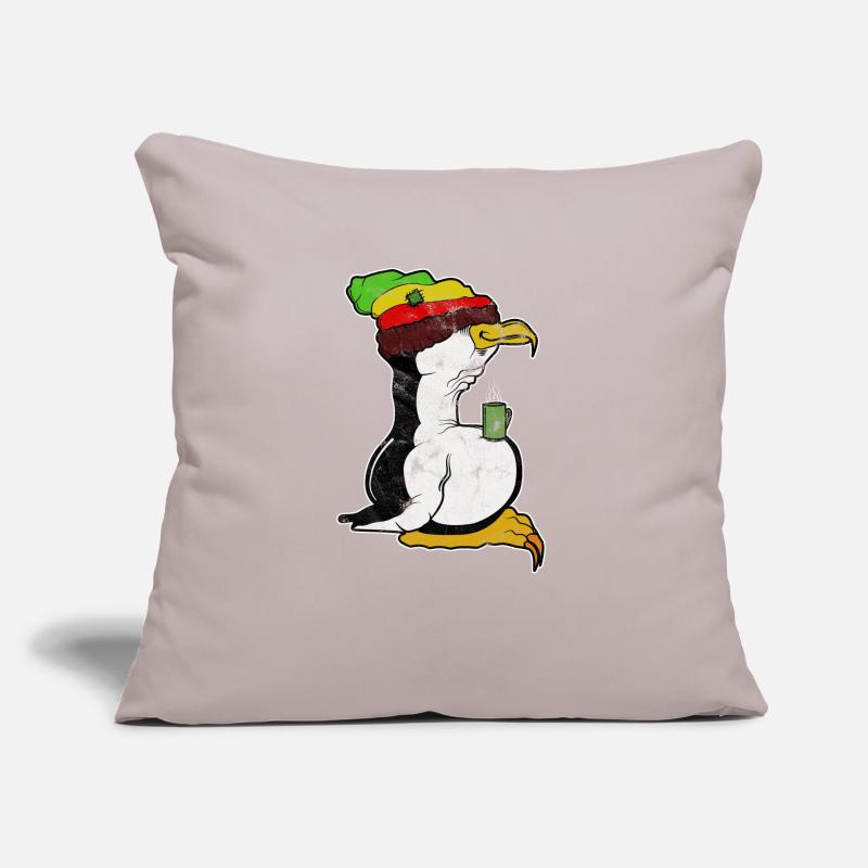 Tux Linux Penguin Coffee Break Computer Nerd Retro Sofa pillowcase 17,3'' x 17,3'' (45 x 45 cm)