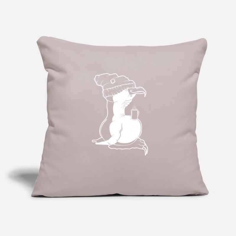 Tux Linux Penguin Coffee Break Computer Freak Nerd Sofa pillowcase 17,3'' x 17,3'' (45 x 45 cm)