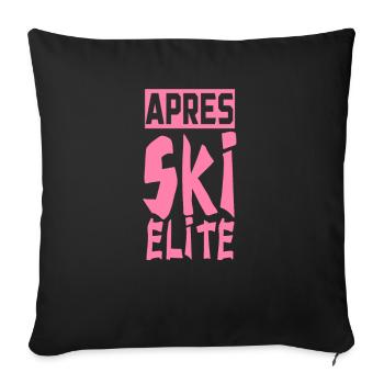 Apres Ski Party Team - Housse de coussin décorative 45 x 45 cm - noir - Devant