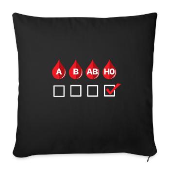 Conception de chemin de fer drôle de modèle ferroviaire - Housse de coussin décorative 45 x 45 cm - noir - Devant