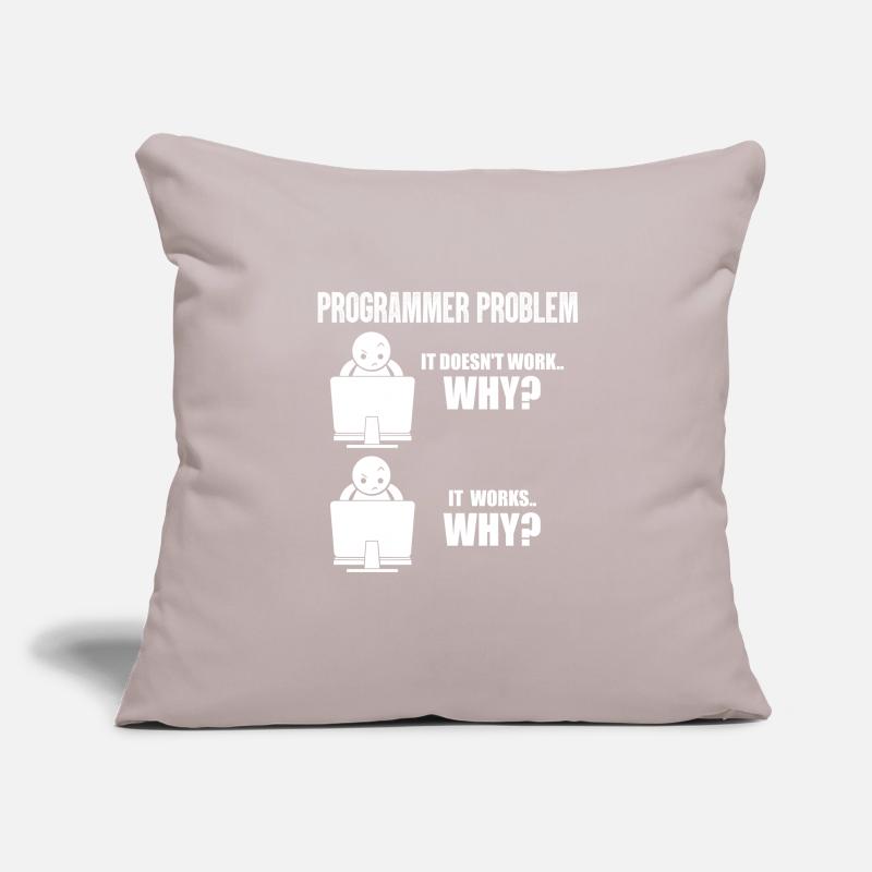 programmer Sofa pillowcase 17,3'' x 17,3'' (45 x 45 cm)