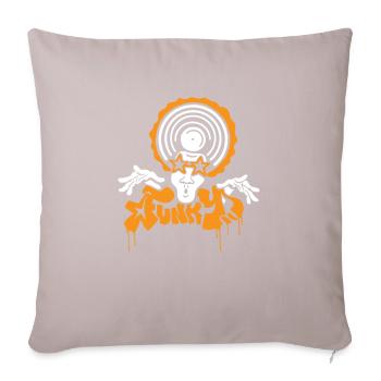 DJ Oldschool Funky - Sofa pillowcase 17,3'' x 17,3'' (45 x 45 cm) - light taupe - Front