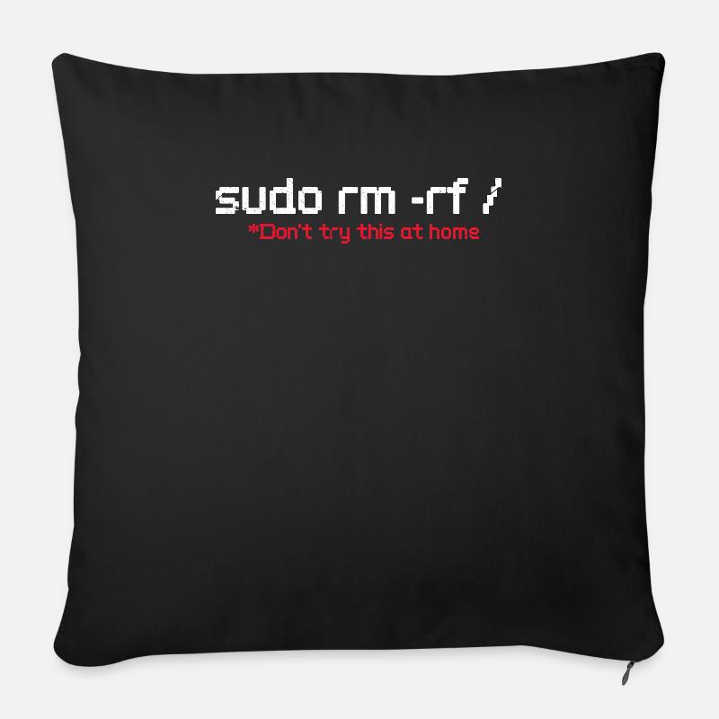 Programmierer Code Informatik Coder Geschenk - Sofakissenbezug 45 x 45 cm - Schwarz