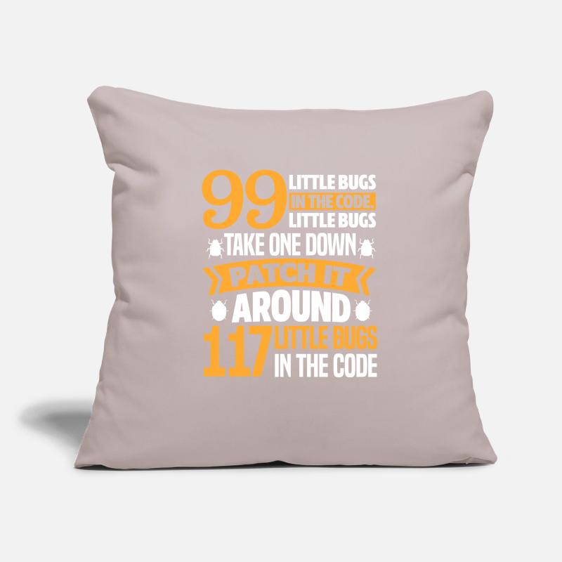 Programmeur code cadeau codeur informatique Housse de coussin décorative 45 x 45 cm