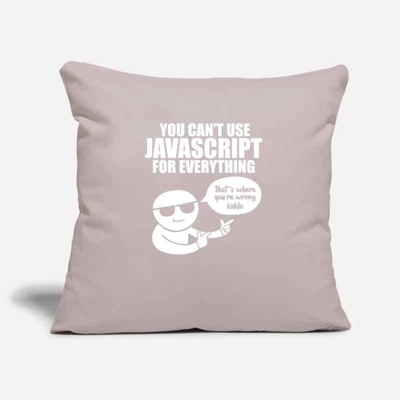 Programmer Javascript Sofa pillowcase 17,3'' x 17,3'' (45 x 45 cm)