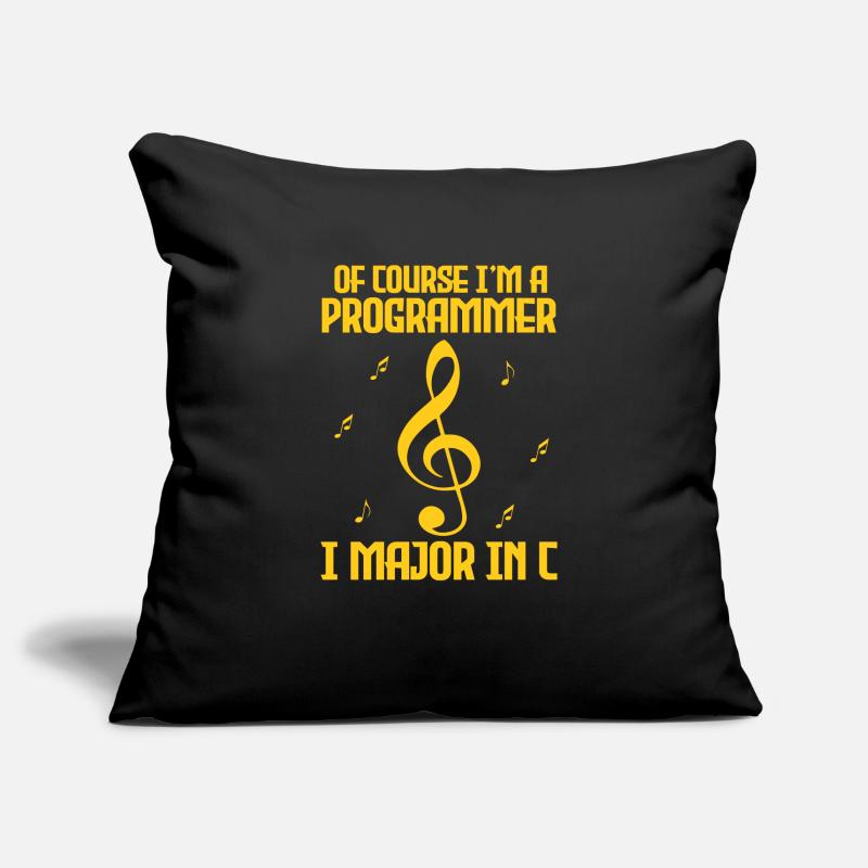 Programmeur Code Programmation Informatik Coder Housse de coussin décorative 45 x 45 cm