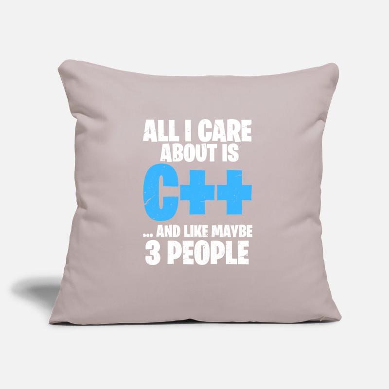 Programmierer C++ Code Coder Programmieren Sofakissenbezug 45 x 45 cm