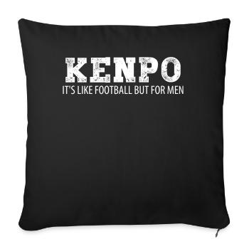 Kenpo Kai Karate fight martial arts fighter gift - Sofa pillowcase 17,3'' x 17,3'' (45 x 45 cm) - black - Front