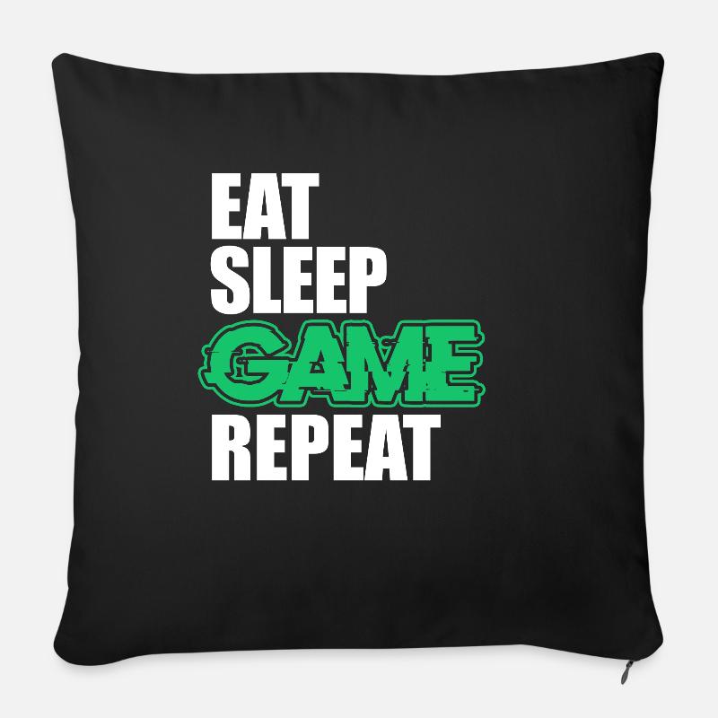 Gaming - Sofakissenbezug 45 x 45 cm - Schwarz