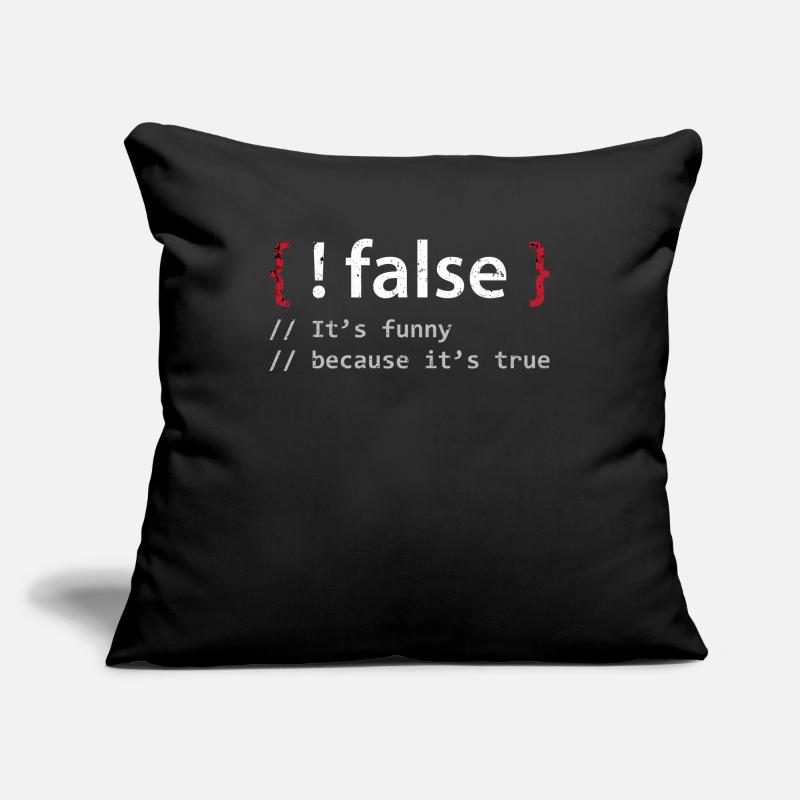 Programmeur Coder PC Housse de coussin décorative 45 x 45 cm