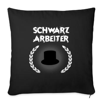 Schornsteinfeger - Sofakissenbezug 45 x 45 cm - Schwarz - Vorne